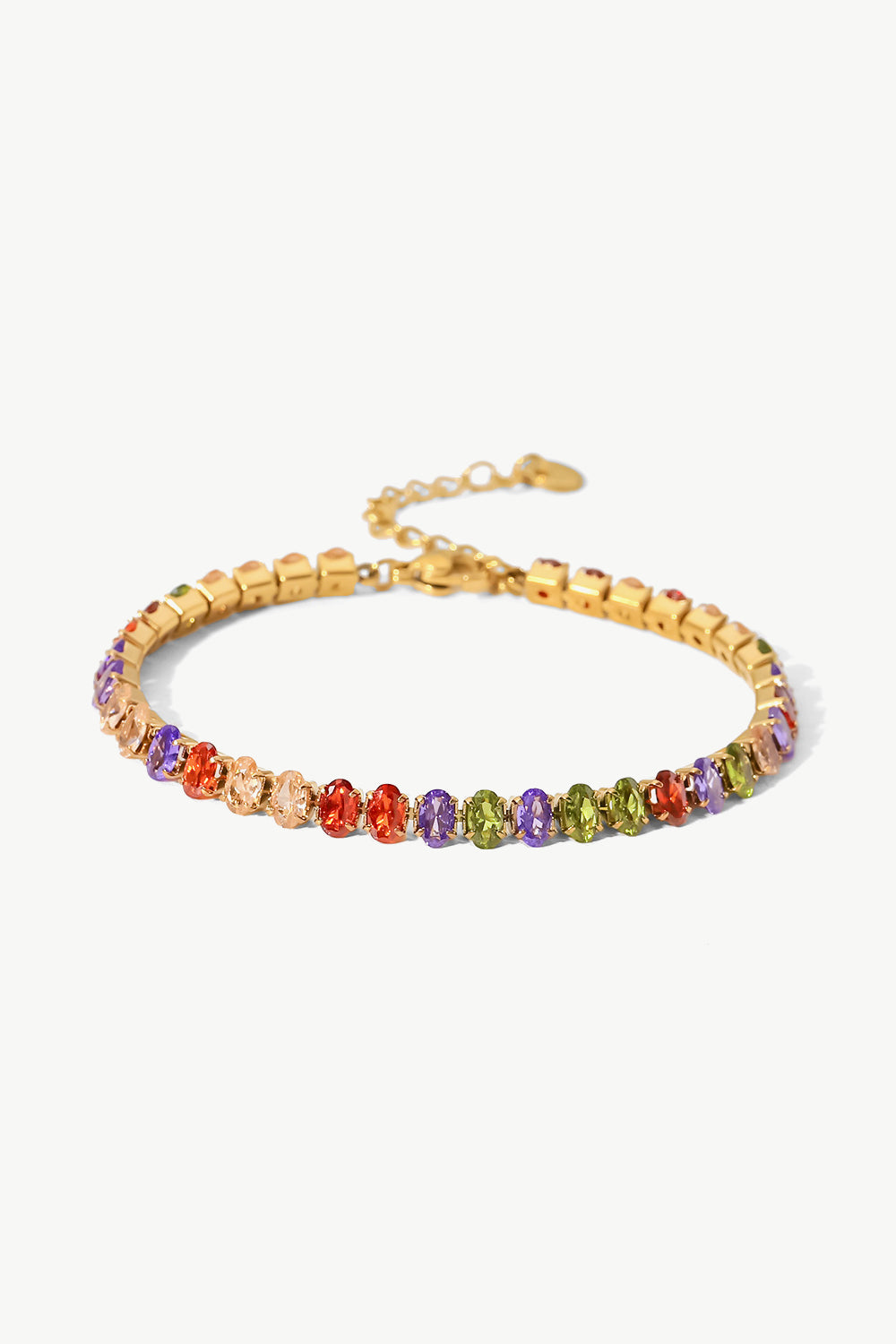 18K Gold Plated Multicolored Fashion Bracelet