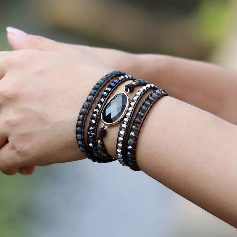 Multi Stacked Beaded Bracelet Set