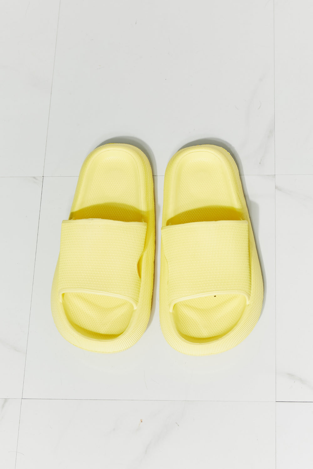Yellow Open Toe Summer Rubber Sandal