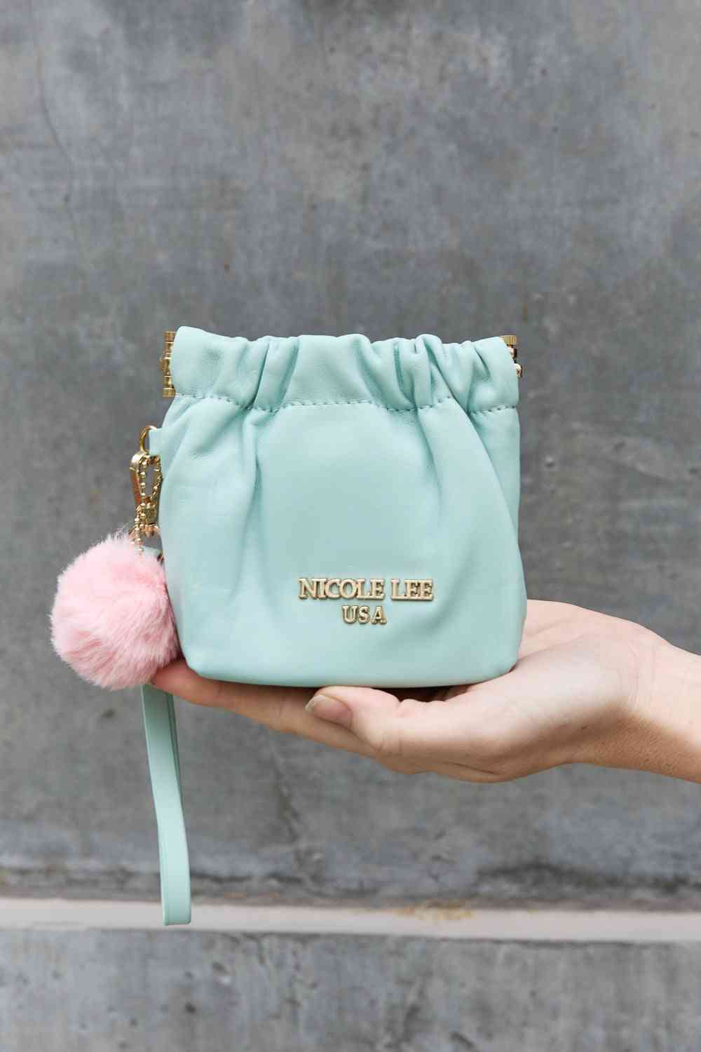 Faux Leather Pouch, Key Ring Bag, Gift Idea