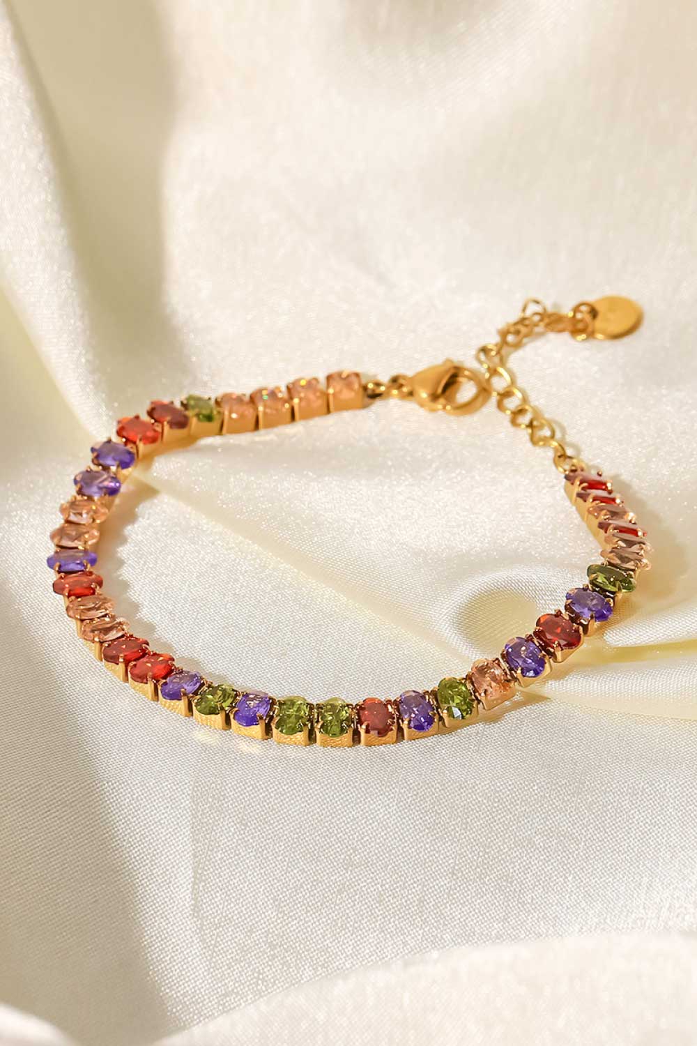 18K Gold Plated Multicolored Fashion Bracelet