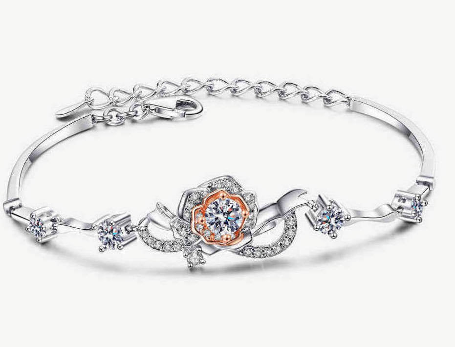 925 Sterling Silver Moissanite Bracelet