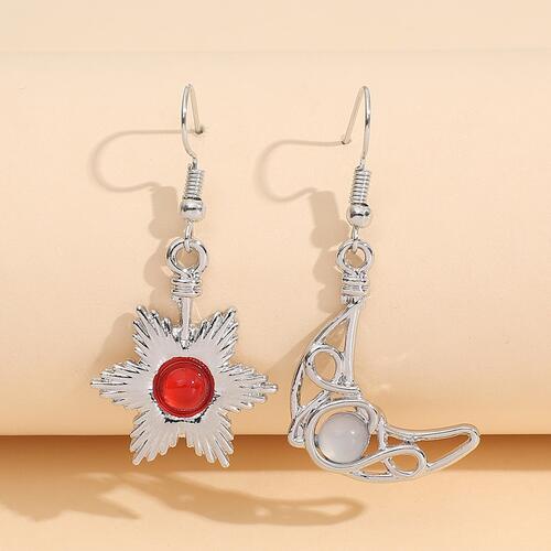 Beaded Moon Sun Earrings, Gift Ideas
