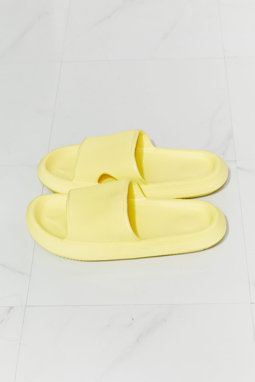 Yellow Open Toe Summer Rubber Sandal