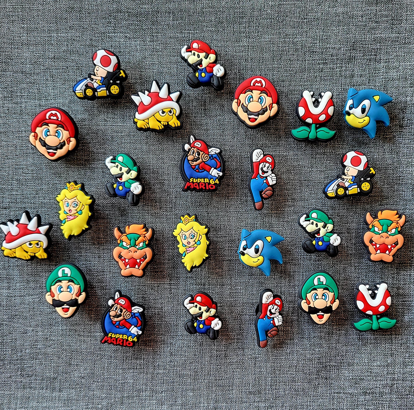 Super Mario Bros Shoe Charms for Croc Shoes & Bracelet Jibbitz