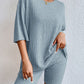 Ribbed 2 Piece Top and Shorts Set