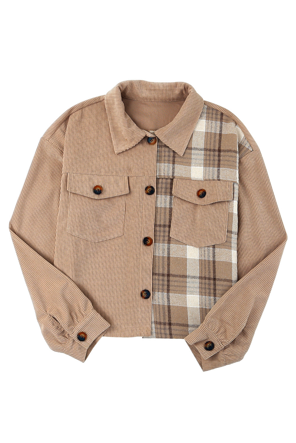 Plaid Corduroy Jacket