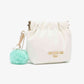 Faux Leather Pouch, Key Ring Bag, Gift Idea
