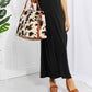 Animal Print Plush Weekend Bag Carry All Bag