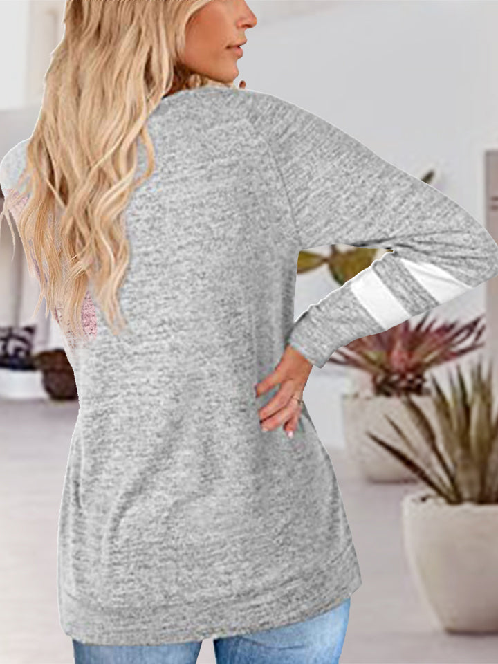 Casual Chic Sporty Long Sleeve T-Shirt