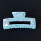 Large 3.1" Hollow Celluloid Acetate Claw Tortoise Hair Clip