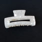 Large 3.1" Hollow Celluloid Acetate Claw Tortoise Hair Clip