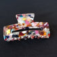 Large 3.1" Hollow Celluloid Acetate Claw Tortoise Hair Clip