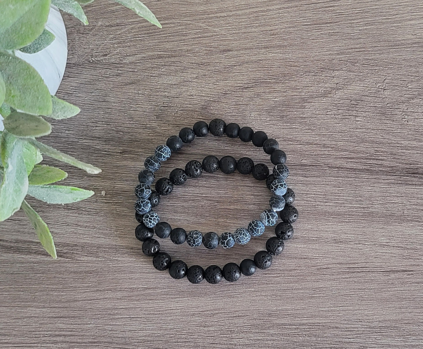 Lava Bracelets Combo Set for Stacking or Paired Unisex