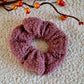 Fall Winter Faux Sherpa Scrunchies Teddy Bear Scrunchies Hair Accessory