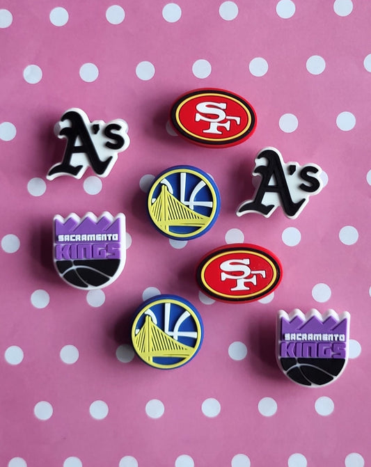 Northern Ca Bay Area League Teams Shoe Bracelet Charms Jibbitz