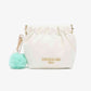 Faux Leather Pouch, Key Ring Bag, Gift Idea