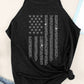Graphic American Flag Women's Tank