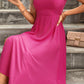 Tie Back Cutout Pink Split Vacation Everyday Dress