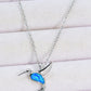 Hummingbird 925 Sterling Silver Necklace Birthday Mom Gift Idea