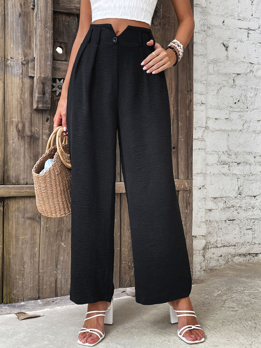 Trending High Waist Straight Leg Pants