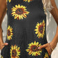 Printed Colorful Sleeveless Dress with Pockets