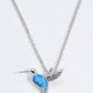 Hummingbird 925 Sterling Silver Necklace Birthday Mom Gift Idea