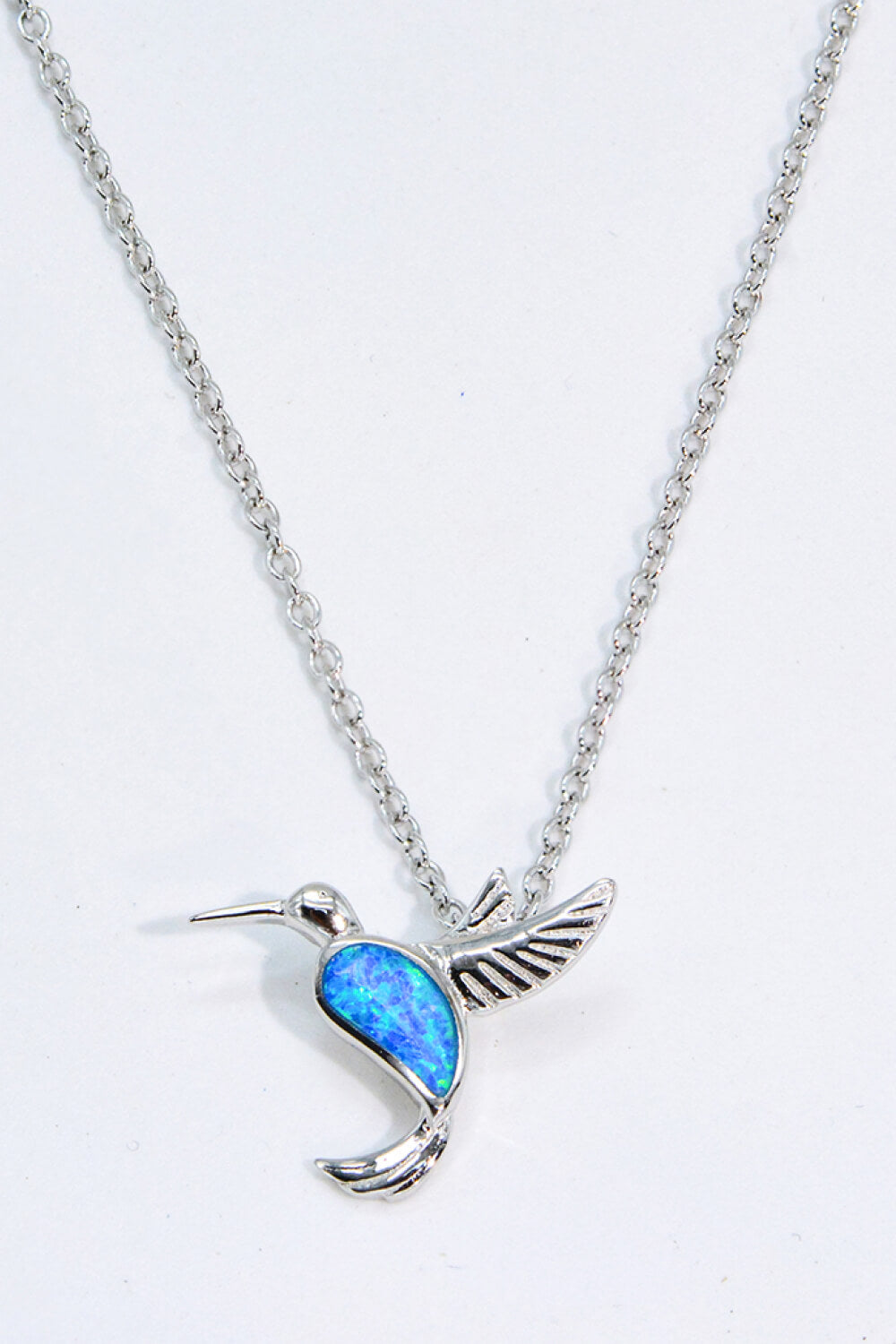 Hummingbird 925 Sterling Silver Necklace Birthday Mom Gift Idea