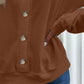 Casual V-Neck Dropped Shoulder Blouse