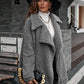 Women's Zip-Up Collared Teddy Shacket
