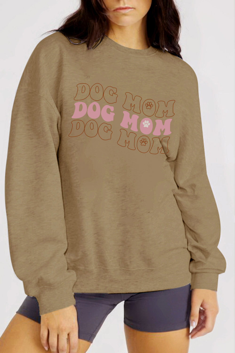 Dog Lover Graphic Dog Mom Sweatshirt