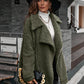 Women's Zip-Up Collared Teddy Shacket