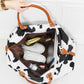 Animal Print Plush Weekend Bag Carry All Bag