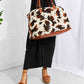 Animal Print Plush Weekend Bag Carry All Bag