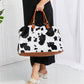 Animal Print Plush Weekend Bag Carry All Bag
