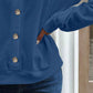 Casual V-Neck Dropped Shoulder Blouse