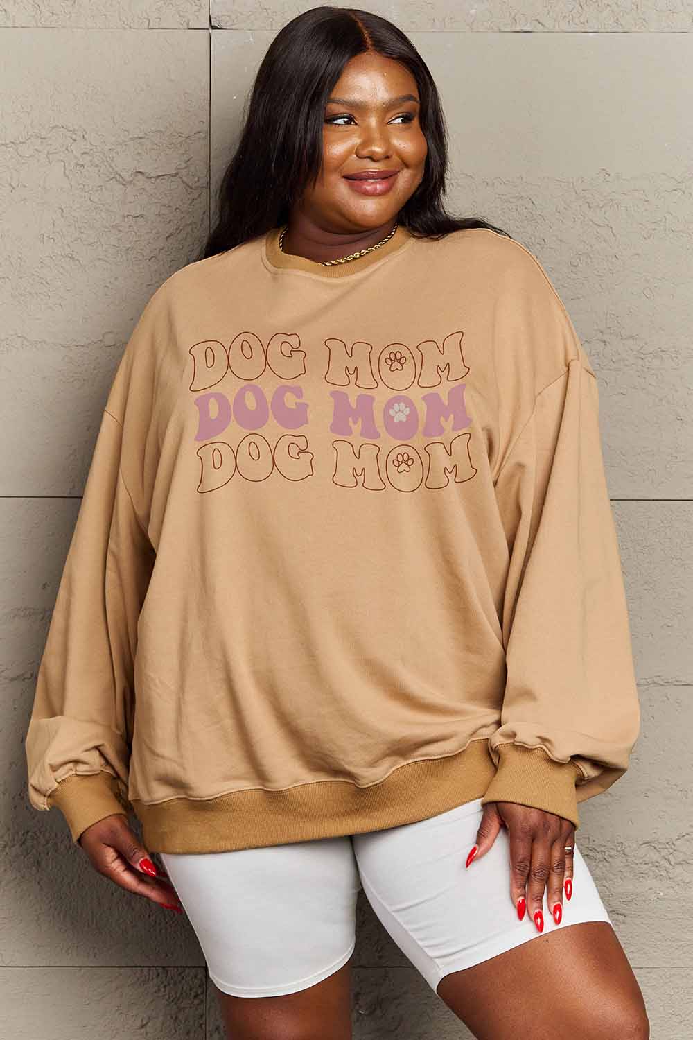 Dog Lover Graphic Dog Mom Sweatshirt