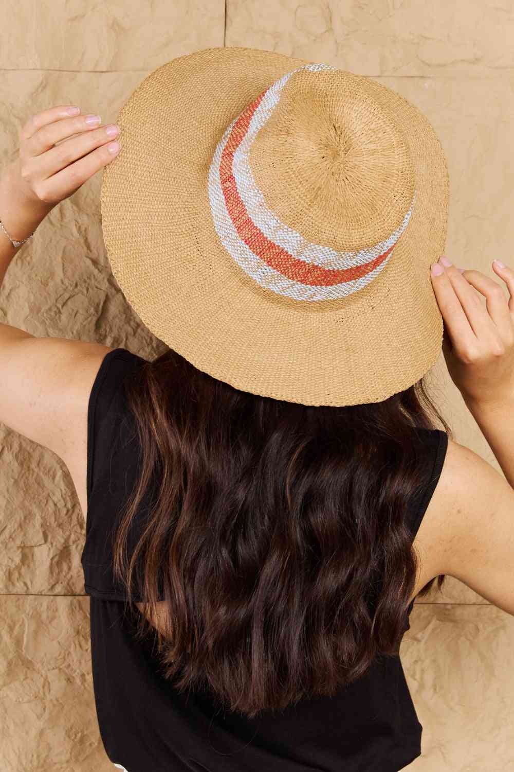 Fame Protect Me Straw Sun Hat, Ladies Fashion Hat