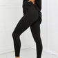 Brushed Microfiber Lounge Set in Black