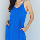 Cami Side Slit Maxi Dress in Royal Blue