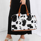 Animal Print Plush Weekend Bag Carry All Bag