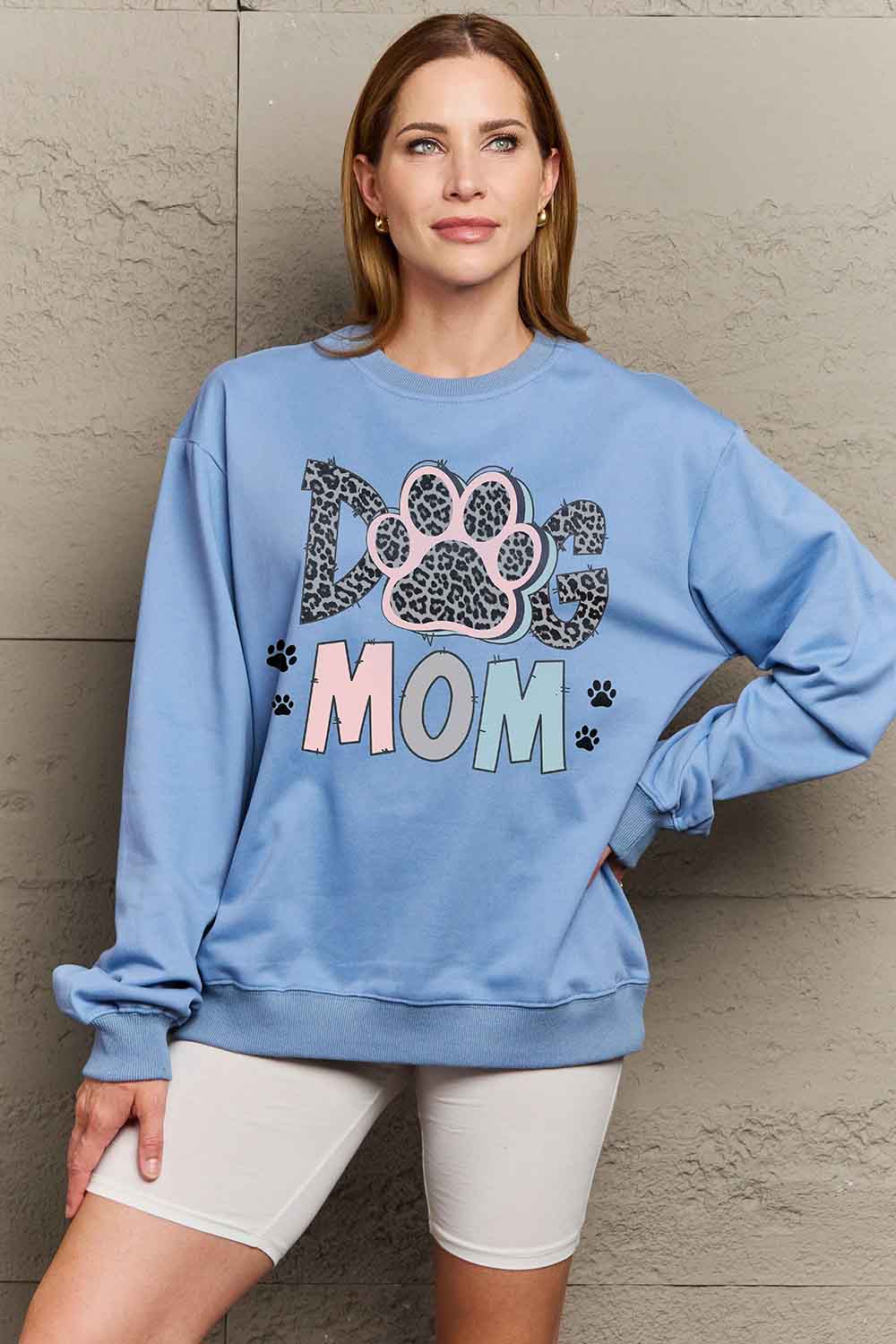 Dog Lover Dog Mom Graphic Sweatshirt