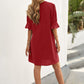 Puff Sleeve Shift Dress