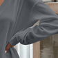 Casual V-Neck Dropped Shoulder Blouse