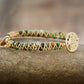 Handmade Tree Shape Beaded Copper Bracelet