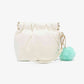 Faux Leather Pouch, Key Ring Bag, Gift Idea