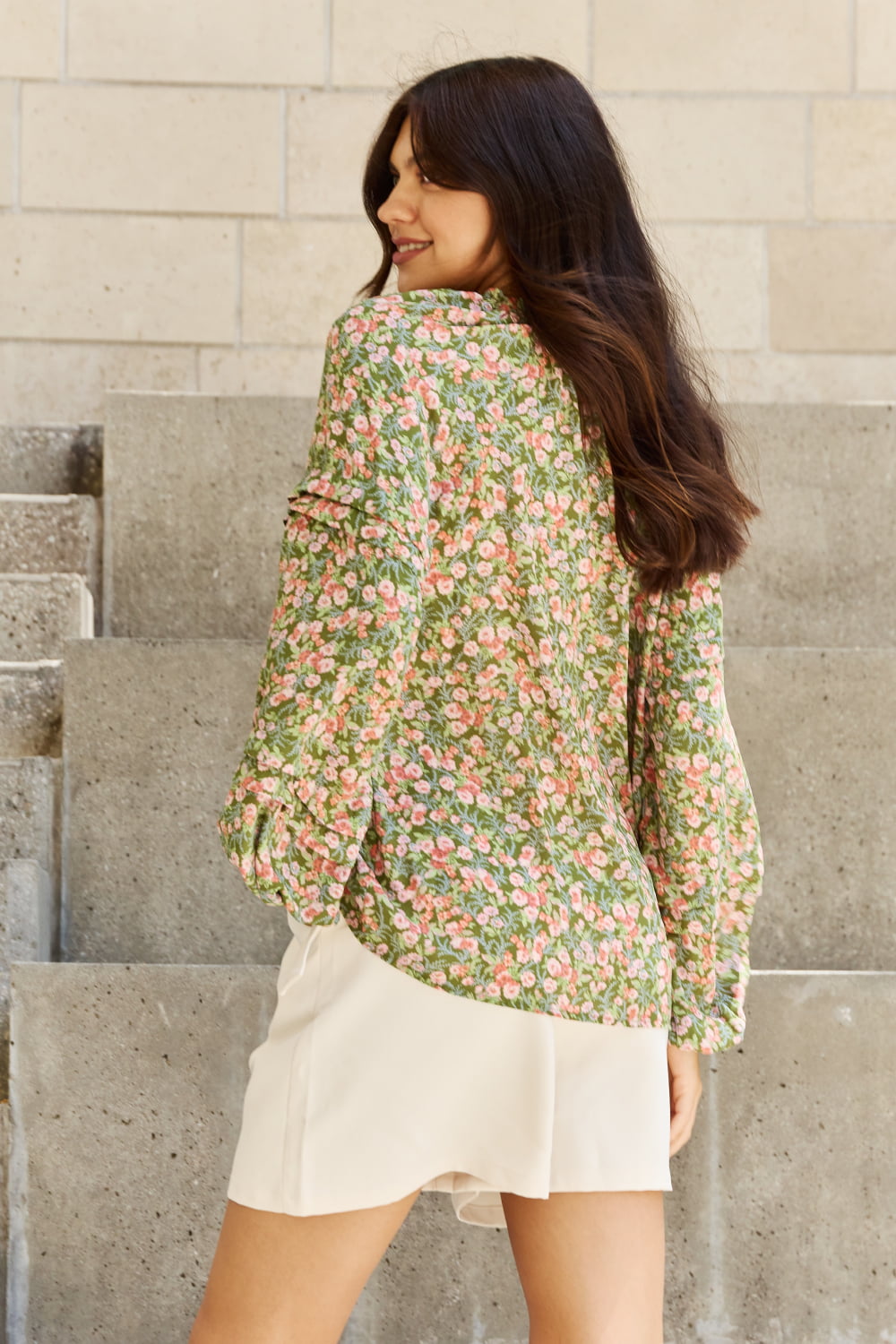 She's Blossoming Floral Blouse