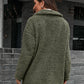 Women's Zip-Up Collared Teddy Shacket