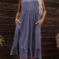 Black Everyday Casual Chic Pocket Dress