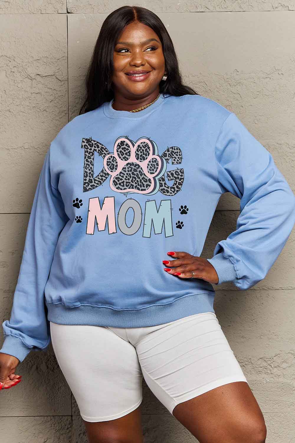 Dog Lover Dog Mom Graphic Sweatshirt